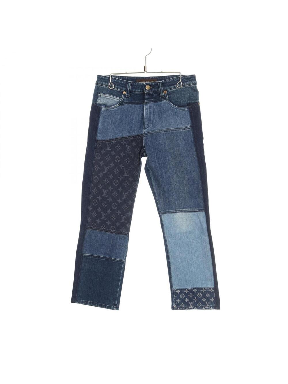 Louis Vuitton Patchwork Denim Pants #34 #340012L51B